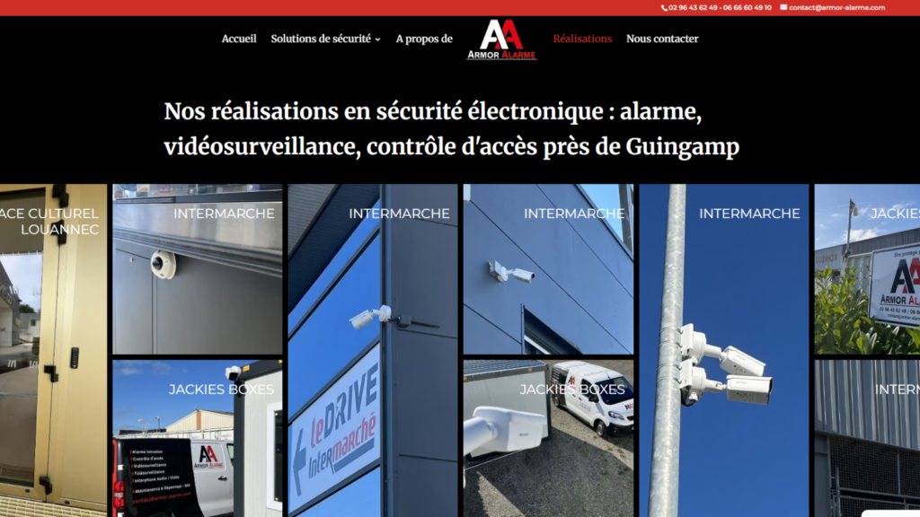page projet